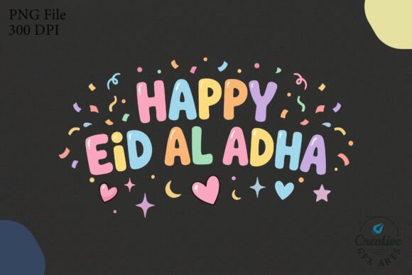 Download Happy Eid Al Adha Colorful Design Vector - Premium Bundle