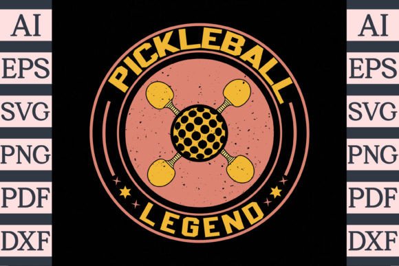 Download Pickleball Legend T-Shirt Design - Premium Bundle