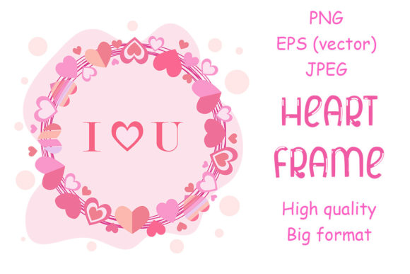 Download Heart Frame Love Wreath - Premium Resources