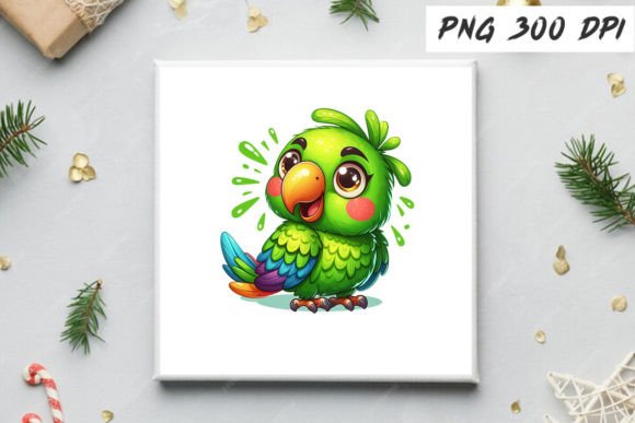 Download Cute and Funny Green Parrot Sublimation - Premium Resources