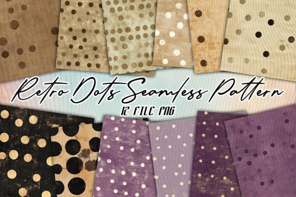 Download Retro Dots Seamless Pattern Background - Retro dots Collection