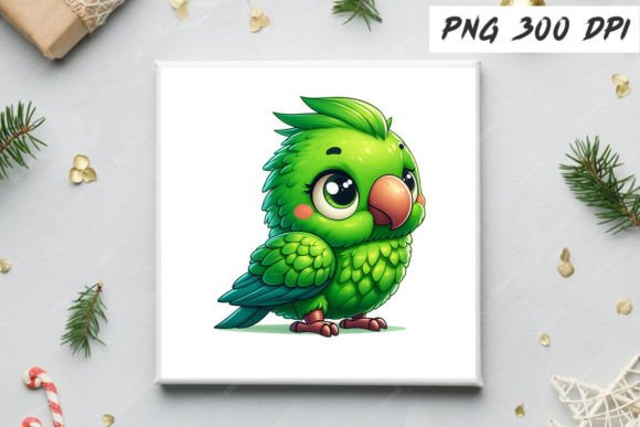 Download Cute and Funny Green Parrot Sublimation - Premium Resources